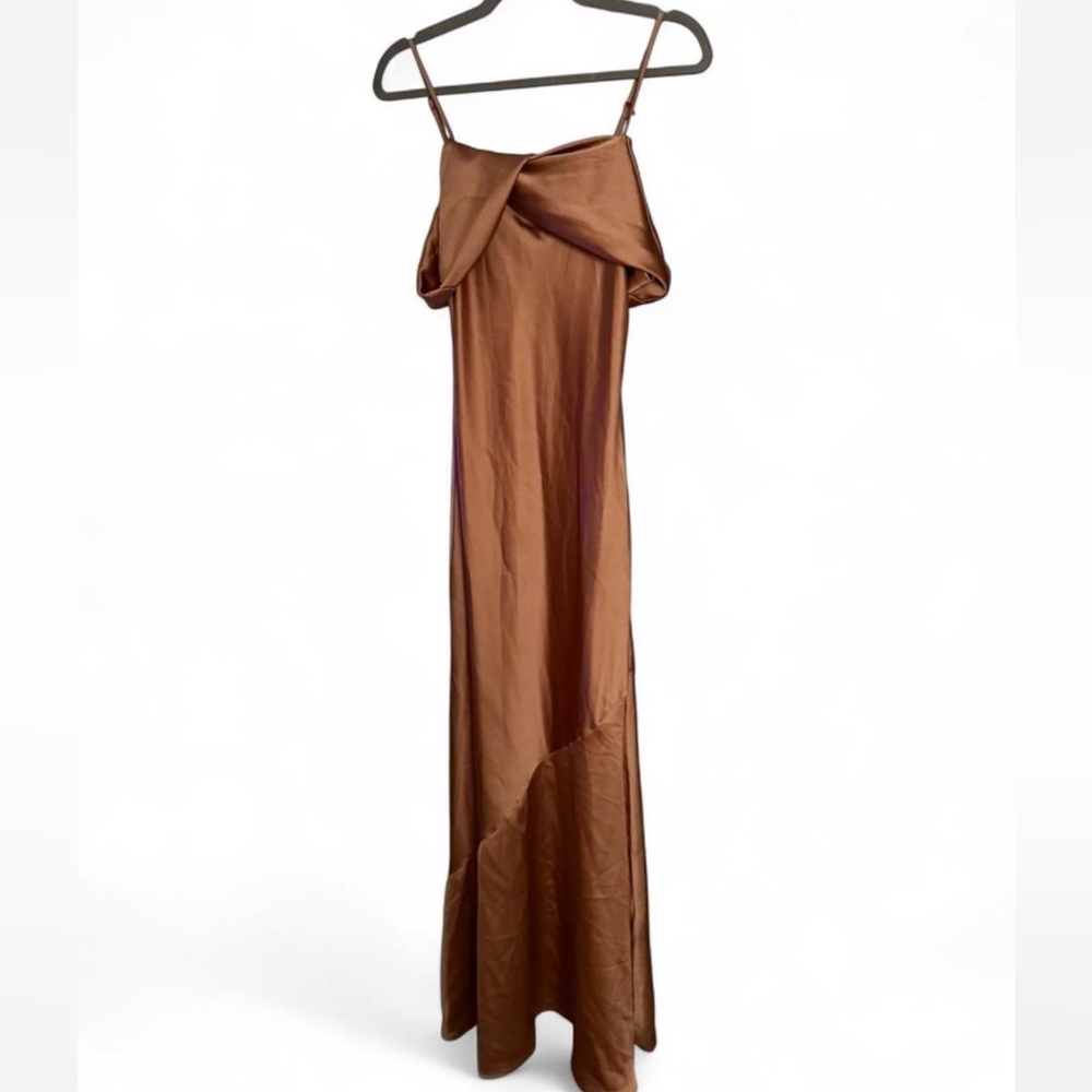 Forever 21 Strapless Brown Dress